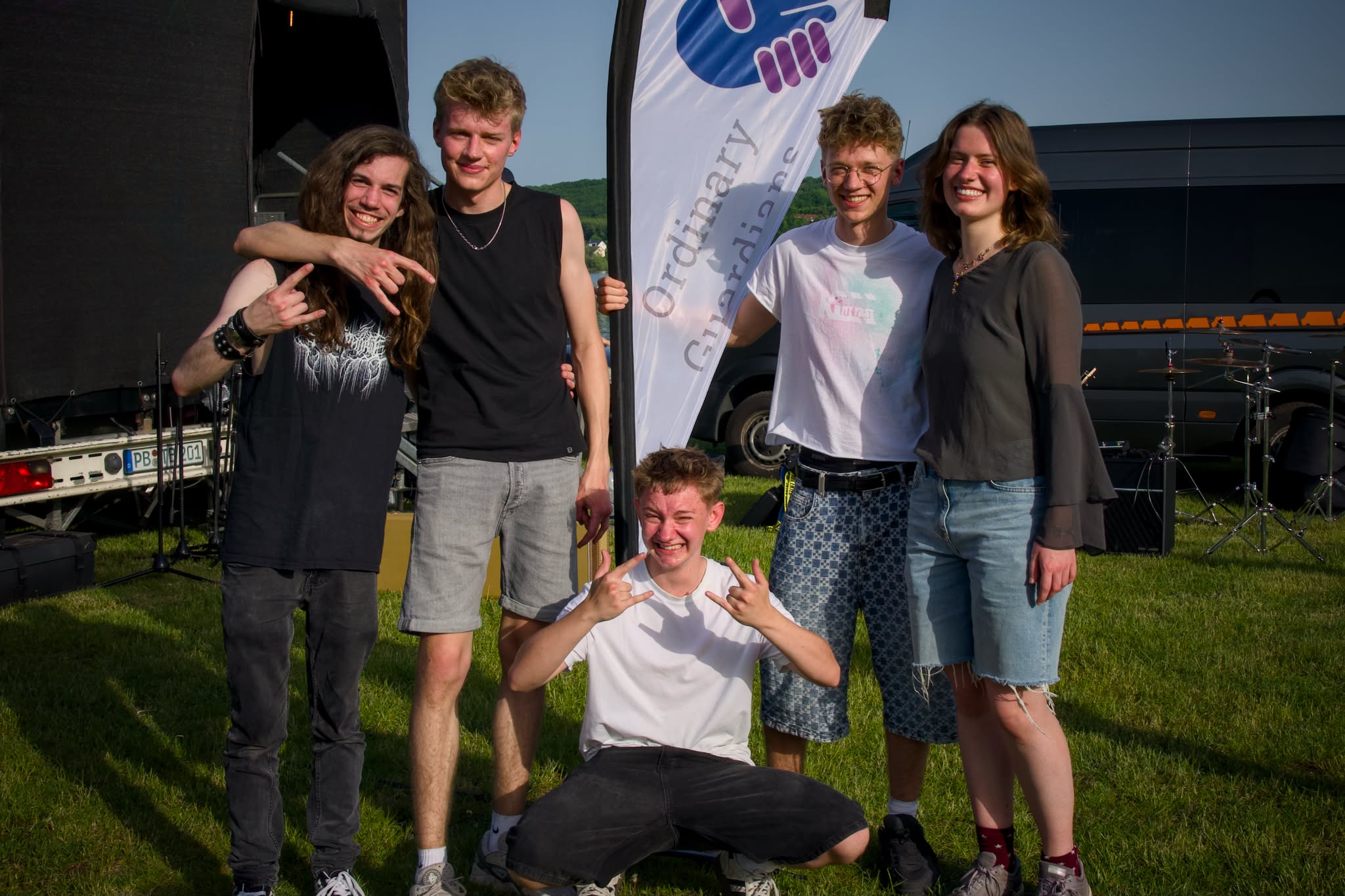 Kontrast Soest Bandfoto bei einem Open-Air-Auftritt